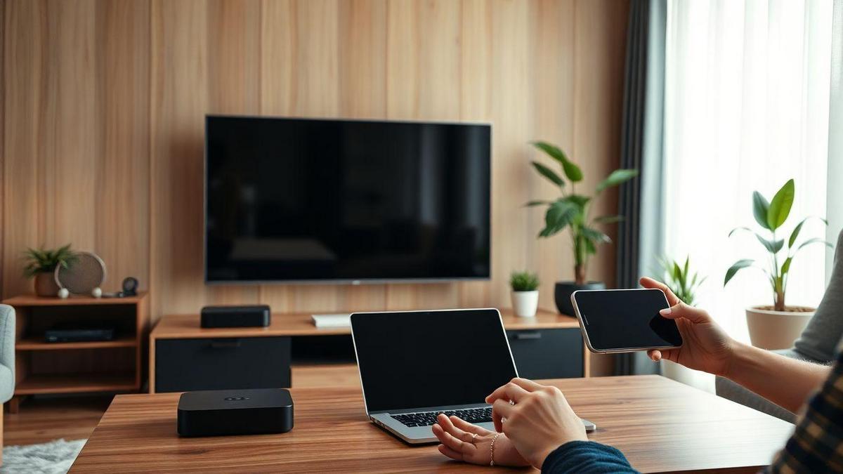 Apps e aparelhos: usar TV Box, notebooks e celulares